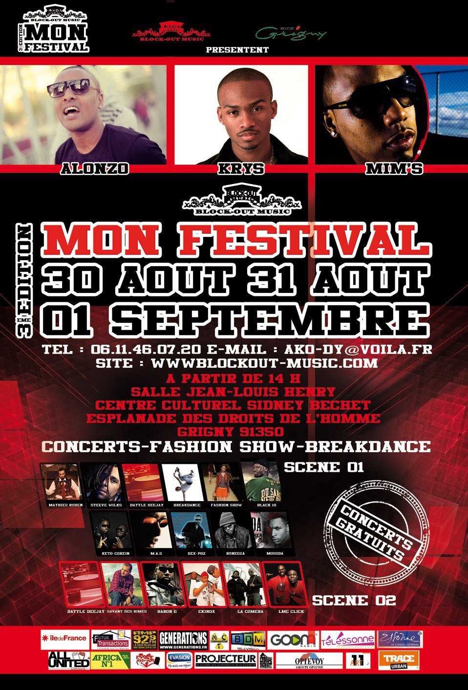 Affiche Mon Festival 2012